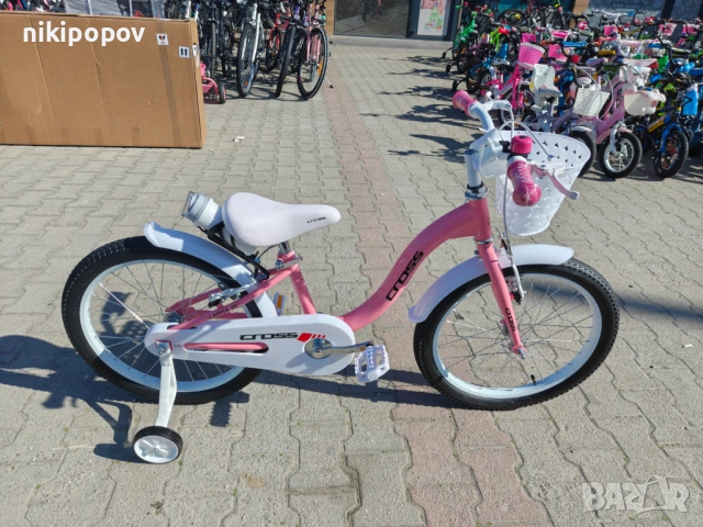 CROSS Велосипед 20" LARISA розов, снимка 2 - Велосипеди - 53830601