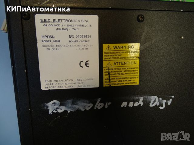 контролер Parker Hannifin S.B.C. HPD5N High Performance Drive 4.2A, снимка 5 - Резервни части за машини - 45132936