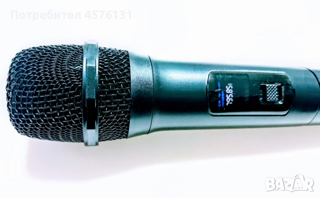 Микрофон безжичен с LED дисплей 26-v, снимка 4 - Микрофони - 51497591