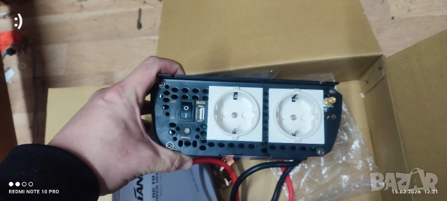 инвертор 12 - 220 волта/ 1000 вата, снимка 4 - Части - 53530738