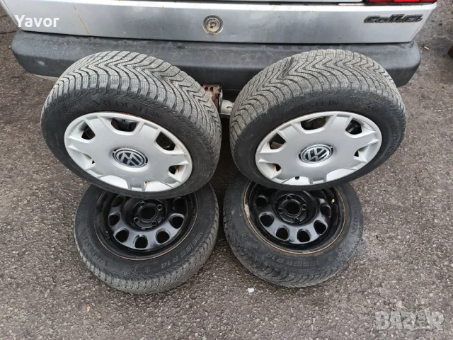 Джанти 4x100 VW 14"  цола +гуми, снимка 2 - Гуми и джанти - 49588238