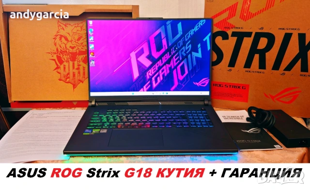 ASUS ROG Strix G18 G814J/Intel Core i7-13650HX/NVidia RTX 4070 8GB/16GB RAM/1TB SSD NVME/18 IPS FHD+