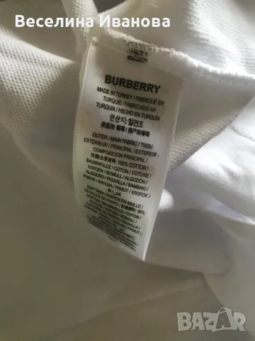 Оригинална мъжка тениска Burberry , снимка 3 - Тениски - 47322885