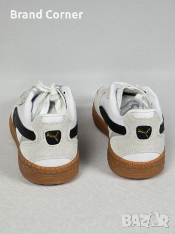 Чисто нови Puma Palermo Moda Wns – White/Black (Кожени), снимка 3 - Маратонки - 54302145