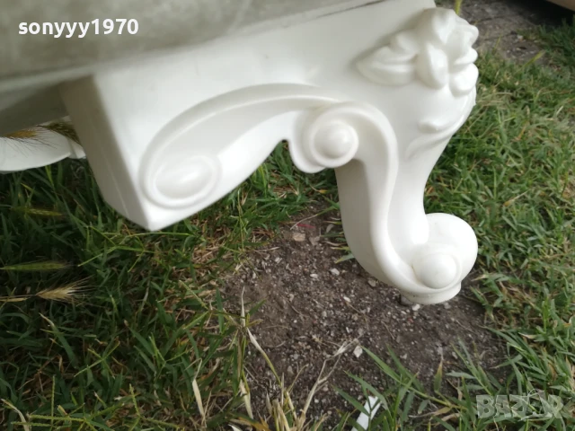 БЯЛА ТАБУРЕТКА 1706251207, снимка 7 - Антикварни и старинни предмети - 50696247