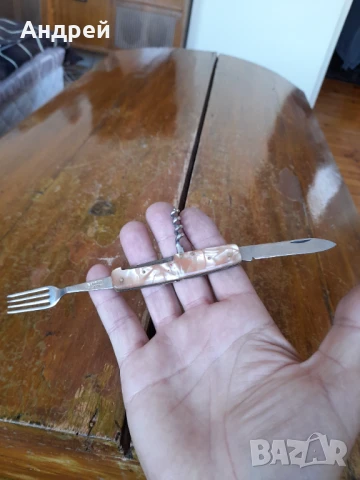 Стар джобен нож,ножче,ножка #124, снимка 4 - Други ценни предмети - 51253393