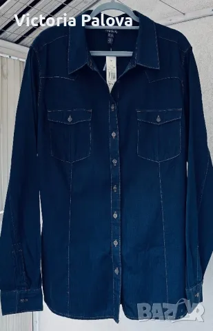 LONG TALL SALLY нова  дънкова риза, снимка 11 - Ризи - 50361133