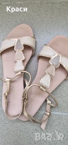 Дамски сандали от естествена кожа 