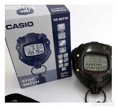 НОВ ПРОФЕСИОНАЛЕН ХРОНОМЕТЪР CASIO HS-80TW-1EF. ПРОФЕСИОНАЛНИ СПОРТНИ ХРОНОМЕТРИ КАСИО HS, снимка 4 - Други - 42256872