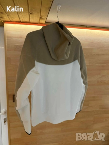 Nike Tech Fleece Windrunner Худи (М) - Summit White/Khaki, снимка 2 - Суичъри - 52311440