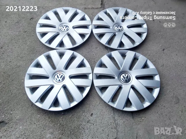 4 броя Оригинални тасове за VW POLO 15, снимка 2 - Аксесоари и консумативи - 49774621