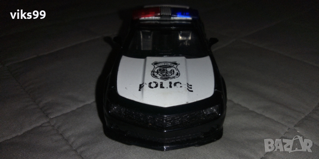 Метална кола Chevrolet Camaro SS, police car, снимка 6 - Колекции - 39111242