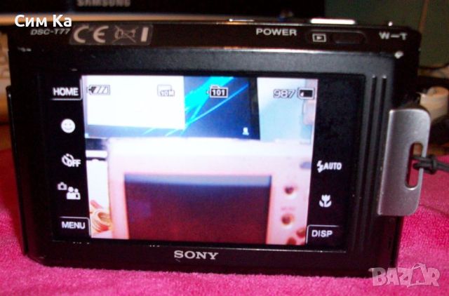 Sony DSC T77, снимка 7 - Фотоапарати - 46018699