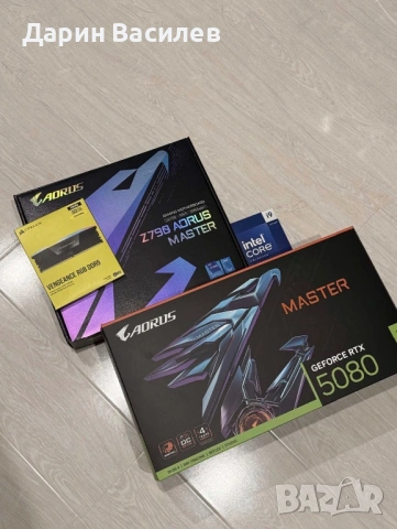 I9-14900K/ RTX 5080 Aorus Master 16G/ 32GB RAM - геймърски компютър 