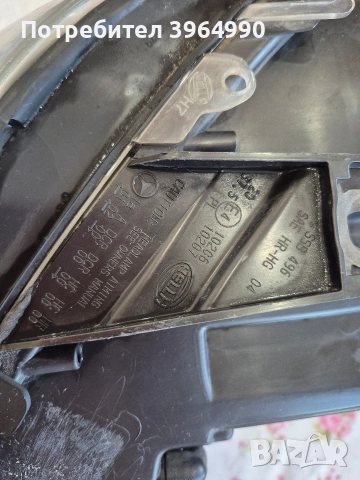 Кристален Оригинален Неразличим от нов десен фар HELLA за Мерцедес МЛ164 Н7 , снимка 6 - Части - 53684146