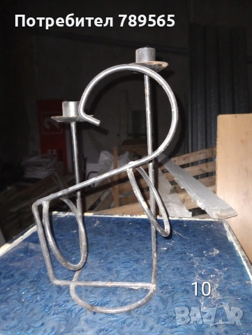 Ковани свещници, снимка 5 - Декорация за дома - 53830691