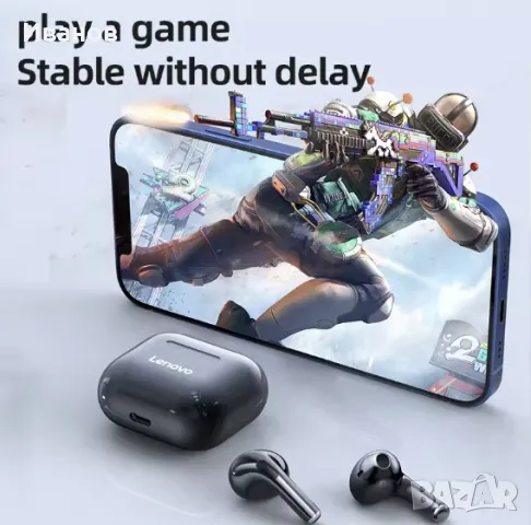 Безжични wireless слушалки Lenovo Thinkplus LP40, Bluetooth 5.1, безжични, водоустойчиви, снимка 6 - Bluetooth слушалки - 49774572