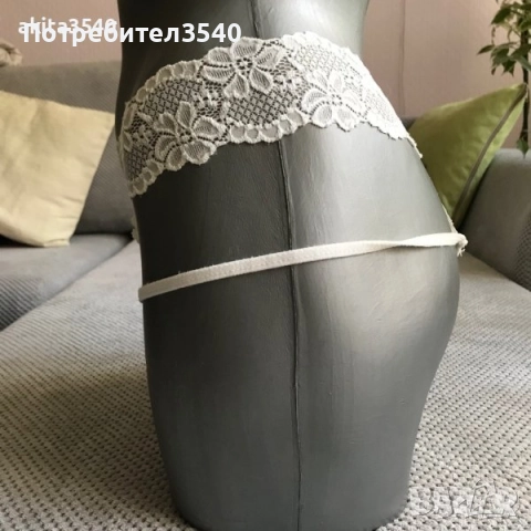 Черни и бели дамски бикини с дантела, снимка 17 - Бельо - 37730177