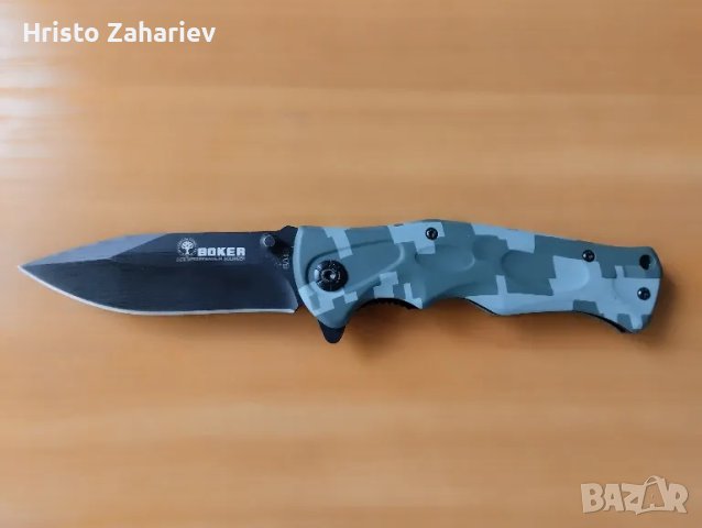 Сгъваем нож с камуфлаж Boker B048, снимка 1 - Ножове - 47324509