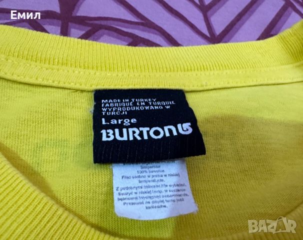 Мъжка тениска Burton, Размер L, снимка 3 - Тениски - 46130364