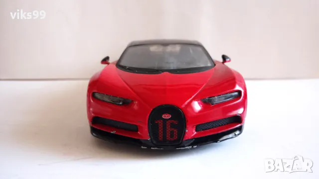 Bugatti Chiron Sport Maisto - Мащаб 1:24, снимка 7 - Колекции - 48224226