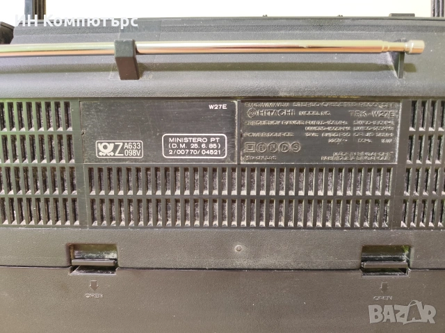 Продавам радиокасетофон Hitachi TRK-W27E, снимка 6 - Радиокасетофони, транзистори - 54157382