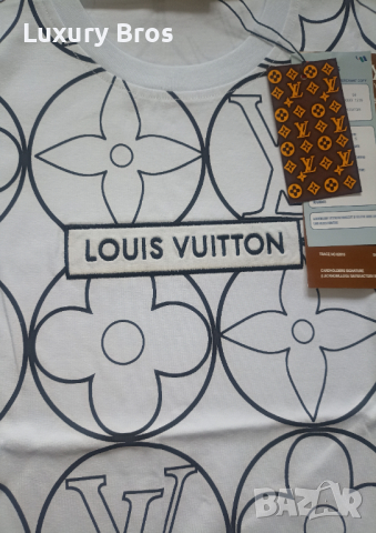 Мъжки тениски Louis Vuitton, снимка 2 - Тениски - 44957256