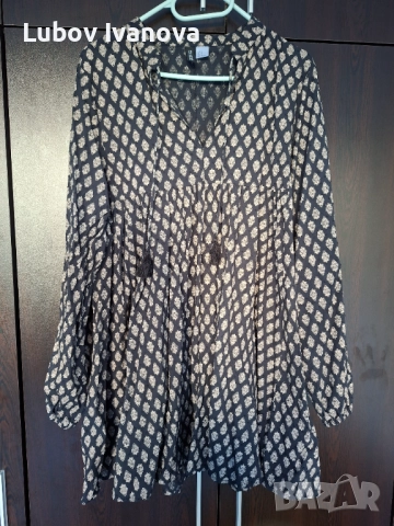 Шарена туника с връзки, снимка 2 - Туники - 52688860