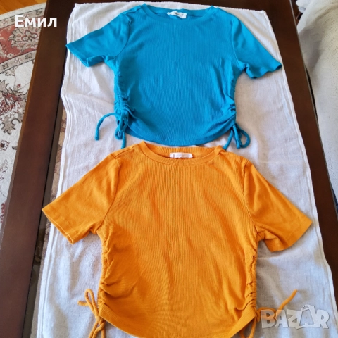 Продавам дамски блузи с къс и дълъг ръкав,бодита , снимка 12 - Блузи с дълъг ръкав и пуловери - 51786102