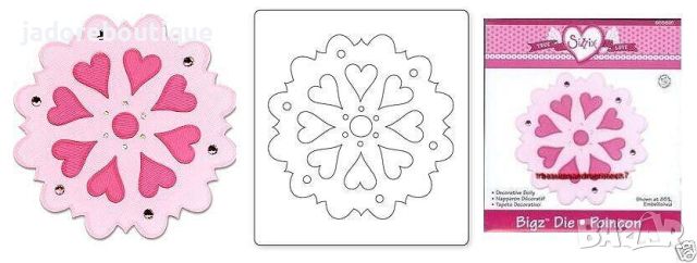 Sizzix Bigz Щанци за изрязване Decorative Doily, снимка 2 - Други - 46055920