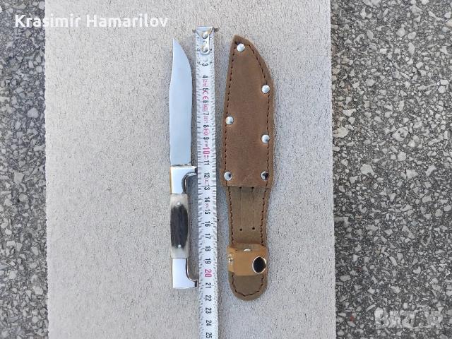 Ръчно изработен нож на Тодор Лалев , снимка 7 - Ножове - 53655611
