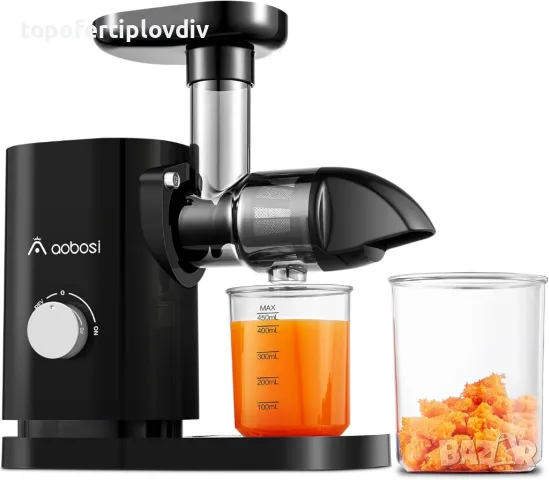 Сокоизтисквачка бавнооборотна AOBOSI Juicer,Гаранция, снимка 1 - Сокоизстисквачки и цитрус преси - 47509395