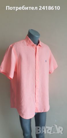 POLO Ralph Lauren / Лен Mens Size LОРИГИНАЛ! Мъжка Ленена Риза!, снимка 4 - Ризи - 45996695