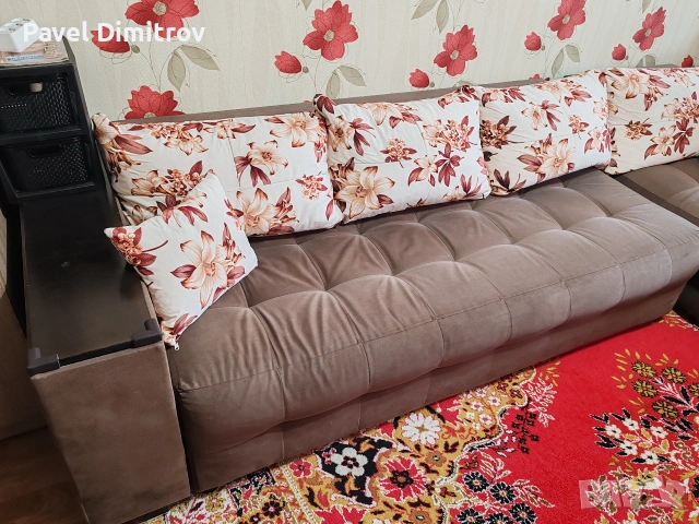 Холен диван разтегателен, снимка 3 - Дивани и мека мебел - 54246932