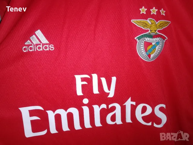 Benfica Adidas нова оригинална тениска футболна фланелка Бенфика размер М , снимка 3 - Тениски - 48464394