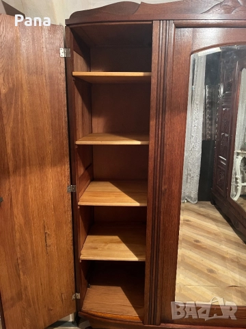 Масивен дъбов гардероб , снимка 7 - Гардероби - 52327918