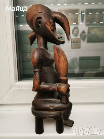 Африканска фигура Сенуфо, снимка 3 - Статуетки - 45340564