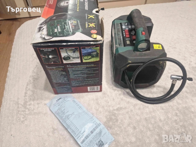 Aкумулаторен компресор и въздушна помпа 20V Парксайд /Parkside PKA 20 Li B2, снимка 2 - Други инструменти - 53807411