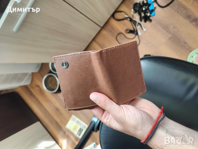 Чисто ново мъжко кяфяво портмоне DeFacto (унисекс) , снимка 4 - Портфейли, портмонета - 51856388