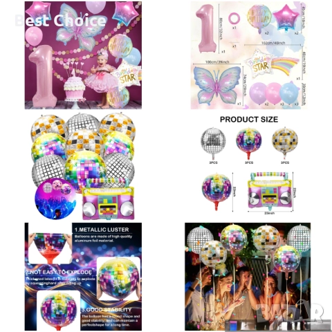 Балони и украси за Рожден ден, парти и тържества, снимка 5 - Декорация за дома - 52730728