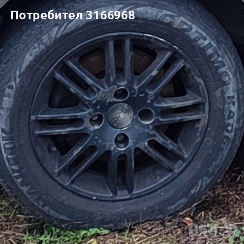 Аломиниеви джанти 2 комплекта прави балансирани зимни и летни гуми на тях, снимка 1 - Гуми и джанти - 45062228