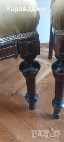 Антични Кресла 1850/70г, снимка 9 - Дивани и мека мебел - 49900556