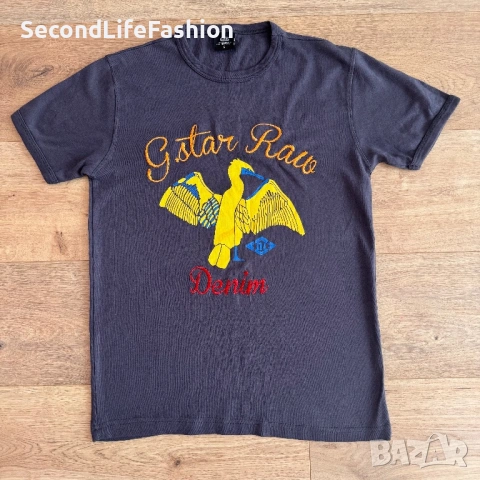 Мъжка тениска G-Star Raw размер S с птица