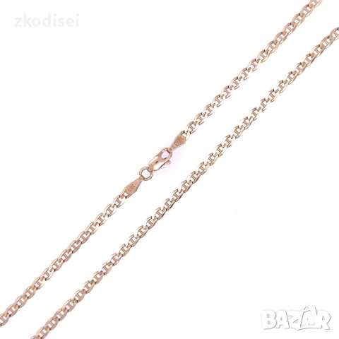 Златен синджир 7,64гр. 61,0см. 14кр. проба:585 модел:33772-1, снимка 1