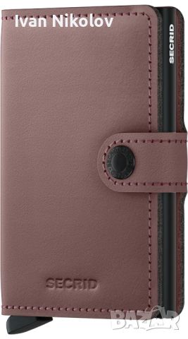 Secrid Mini Wallet Matte Rose - кожен портфейл, холандски, снимка 3 - Портфейли, портмонета - 45758852