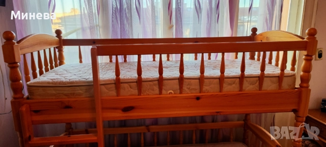 Детско двуетажно легло, снимка 4 - Мебели за детската стая - 52267088