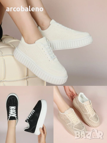 Дамски ниски маратонки, 3цвята 