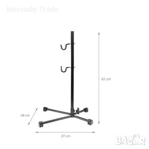 Стойка за ремонт за велосипед Mercado Trade, Регулируема, Метал, снимка 4 - Аксесоари за велосипеди - 49883275