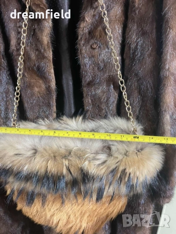 Чанта от 3 вида естествен косъм и кожа, снимка 6 - Чанти - 51937181