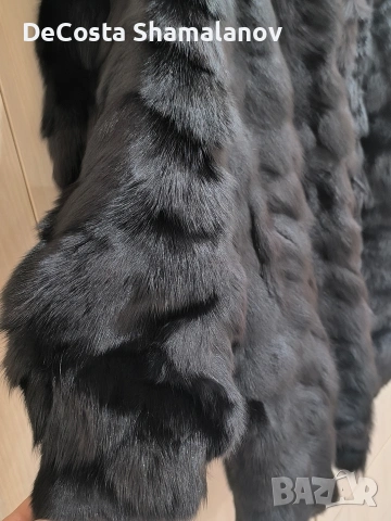 Палто с естествен косъм от лисица, снимка 3 - Палта, манта - 53483026
